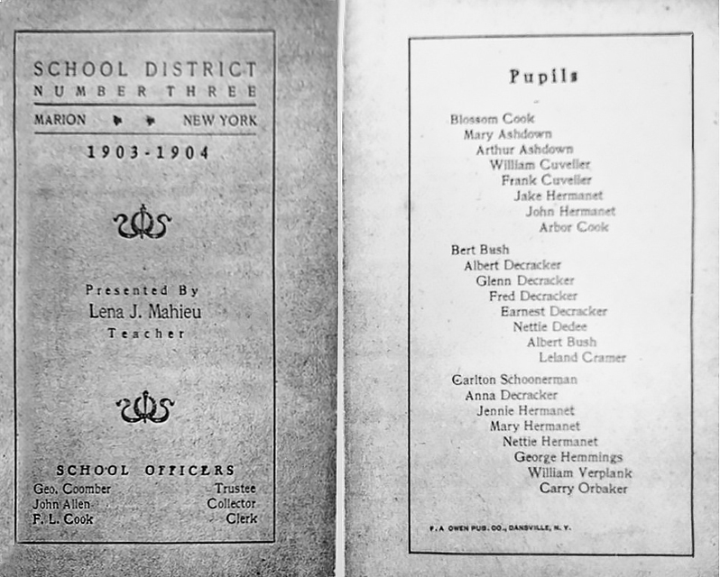 Marion Cheese Factory SH_Student List